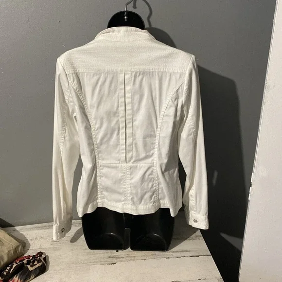 White House Black Market Women's Jacket Light 1 Button Size‎ 6 - Picture 4 of 6